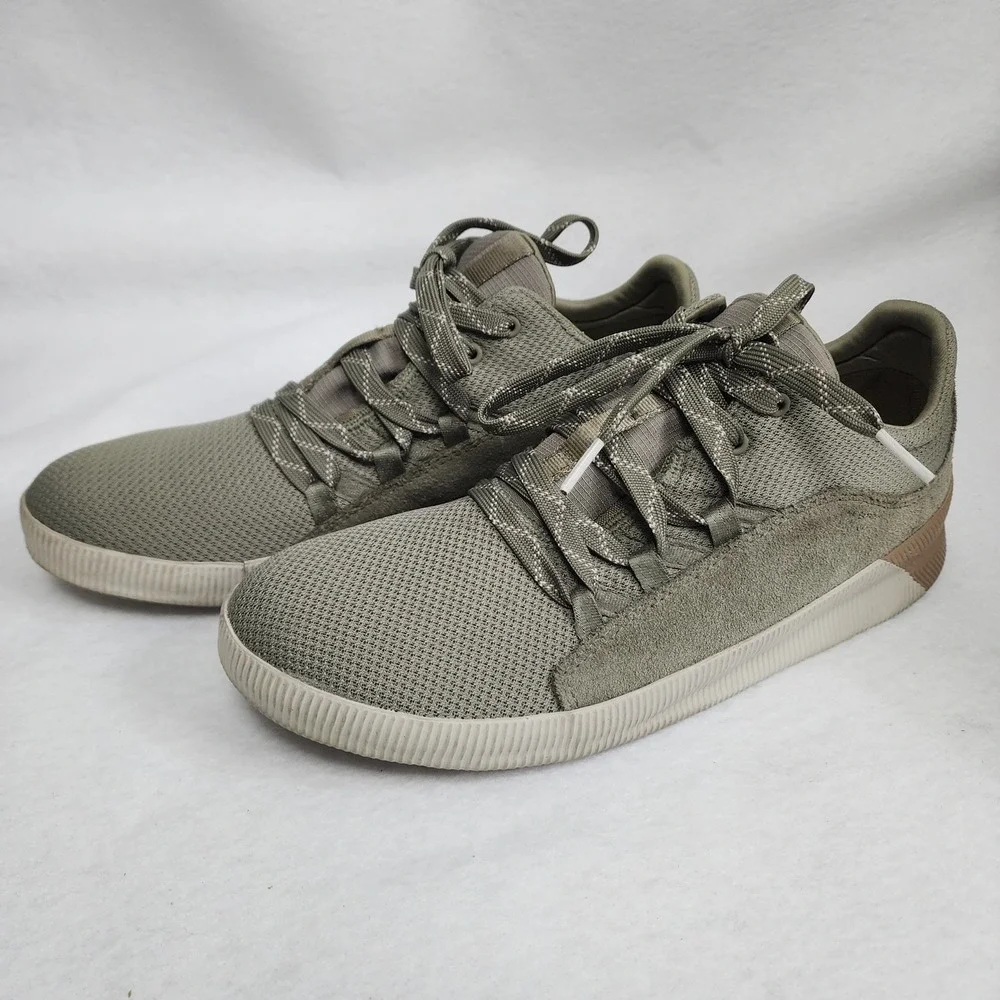 Sorel Out 'N About III Low NL4090-365 Womens 10 Sneakers Green Waterproof Shoes
